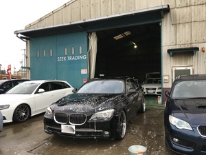 BMW７５０i　ボディコーティング　ありがとうございました。