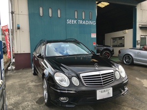 ベンツE350アバンギャルドスポーツPKG　タイヤ交換ありがとうございました