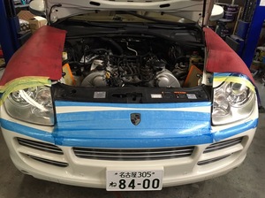 カイエンSスポーツデザインPKG納車に向けて